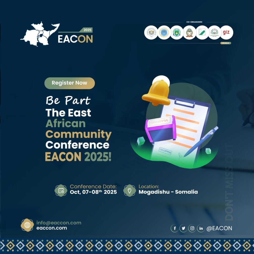 EACON 2025 Registration Now Open: Join Us in Mogadishu, October 7–8