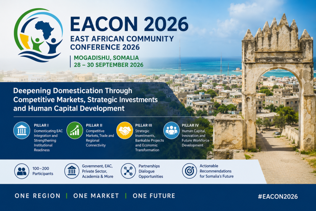 Welcome to EACON 2026: Advancing Somalia’s Future in the East African Community