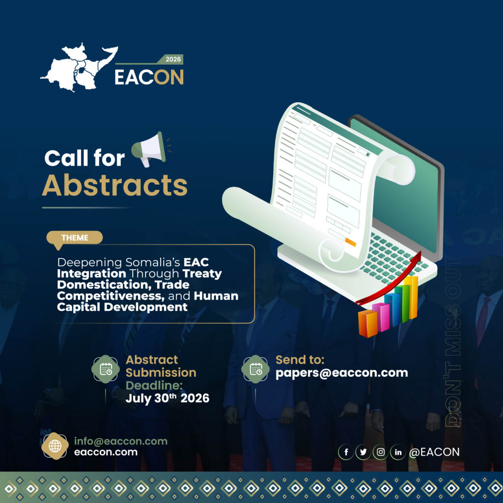Call for Abstracts: East African Community Conference (EACON 2026)